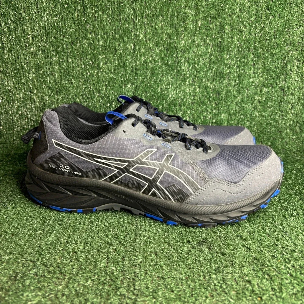 Asics Gel-Venture 10 Trail Running Athletic Outdoors Sneaker Grey‎ Mens Size 12